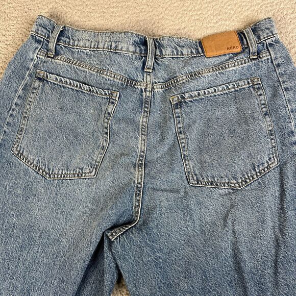 Aeropostale Barrel Jean Women 16 Wide Leg Denim Streetwear Loose Baggy 36x26 - Picture 16 of 16